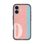 スリムプロテクションプレミアムケース with MagSafe［ オリジナル - initial color line - D pink ］