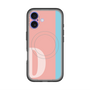 スリムプロテクションプレミアムケース with MagSafe［ オリジナル - initial color line - D pink ］