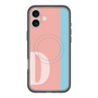 スリムプロテクションプレミアムケース with MagSafe［ オリジナル - initial color line - D pink ］