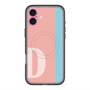 スリムプロテクションプレミアムケース with MagSafe［ オリジナル - initial color line - D pink ］