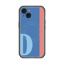 スリムプロテクションプレミアムケース with MagSafe［ オリジナル - initial color line - D blue ］