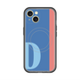 スリムプロテクションプレミアムケース with MagSafe［ オリジナル - initial color line - D blue ］
