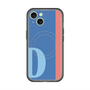 スリムプロテクションプレミアムケース with MagSafe［ オリジナル - initial color line - D blue ］