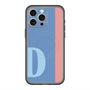 スリムプロテクションプレミアムケース with MagSafe［ オリジナル - initial color line - D blue ］