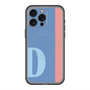 スリムプロテクションプレミアムケース with MagSafe［ オリジナル - initial color line - D blue ］
