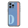 スリムプロテクションプレミアムケース with MagSafe［ オリジナル - initial color line - D blue ］