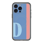 スリムプロテクションプレミアムケース with MagSafe［ オリジナル - initial color line - D blue ］