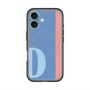 スリムプロテクションプレミアムケース with MagSafe［ オリジナル - initial color line - D blue ］