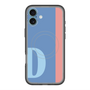 スリムプロテクションプレミアムケース with MagSafe［ オリジナル - initial color line - D blue ］
