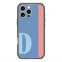 スリムプロテクションプレミアムケース with MagSafe［ オリジナル - initial color line - D blue ］