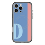 スリムプロテクションプレミアムケース with MagSafe［ オリジナル - initial color line - D blue ］