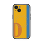 スリムプロテクションプレミアムケース with MagSafe［ オリジナル - initial color line - D orange ］