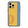 スリムプロテクションプレミアムケース with MagSafe［ オリジナル - initial color line - D orange ］