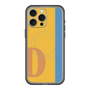 スリムプロテクションプレミアムケース with MagSafe［ オリジナル - initial color line - D orange ］