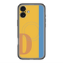 スリムプロテクションプレミアムケース with MagSafe［ オリジナル - initial color line - D orange ］
