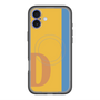 スリムプロテクションプレミアムケース with MagSafe［ オリジナル - initial color line - D orange ］