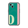 スリムプロテクションプレミアムケース with MagSafe［ オリジナル - initial color line - D green ］