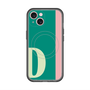 スリムプロテクションプレミアムケース with MagSafe［ オリジナル - initial color line - D green ］