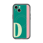 スリムプロテクションプレミアムケース with MagSafe［ オリジナル - initial color line - D green ］
