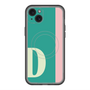 スリムプロテクションプレミアムケース with MagSafe［ オリジナル - initial color line - D green ］