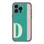 スリムプロテクションプレミアムケース with MagSafe［ オリジナル - initial color line - D green ］