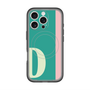 スリムプロテクションプレミアムケース with MagSafe［ オリジナル - initial color line - D green ］