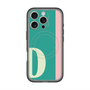 スリムプロテクションプレミアムケース with MagSafe［ オリジナル - initial color line - D green ］