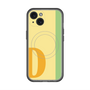 スリムプロテクションプレミアムケース with MagSafe［ オリジナル - initial color line - D yellow ］