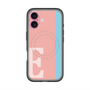 スリムプロテクションプレミアムケース with MagSafe［ オリジナル - initial color line - E pink ］
