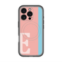 スリムプロテクションプレミアムケース with MagSafe［ オリジナル - initial color line - E pink ］