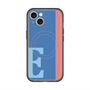 スリムプロテクションプレミアムケース with MagSafe［ オリジナル - initial color line - E blue ］