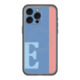 スリムプロテクションプレミアムケース with MagSafe［ オリジナル - initial color line - E blue ］