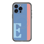 スリムプロテクションプレミアムケース with MagSafe［ オリジナル - initial color line - E blue ］
