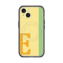 スリムプロテクションプレミアムケース with MagSafe［ オリジナル - initial color line - E yellow ］
