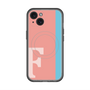 スリムプロテクションプレミアムケース with MagSafe［ オリジナル - initial color line - F pink ］