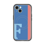 スリムプロテクションプレミアムケース with MagSafe［ オリジナル - initial color line - F blue ］