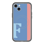 スリムプロテクションプレミアムケース with MagSafe［ オリジナル - initial color line - F blue ］