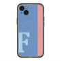 スリムプロテクションプレミアムケース with MagSafe［ オリジナル - initial color line - F blue ］