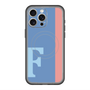 スリムプロテクションプレミアムケース with MagSafe［ オリジナル - initial color line - F blue ］