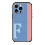 スリムプロテクションプレミアムケース with MagSafe［ オリジナル - initial color line - F blue ］