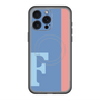 スリムプロテクションプレミアムケース with MagSafe［ オリジナル - initial color line - F blue ］