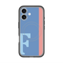スリムプロテクションプレミアムケース with MagSafe［ オリジナル - initial color line - F blue ］