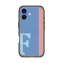 スリムプロテクションプレミアムケース with MagSafe［ オリジナル - initial color line - F blue ］