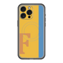 スリムプロテクションプレミアムケース with MagSafe［ オリジナル - initial color line - F orange ］