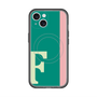 スリムプロテクションプレミアムケース with MagSafe［ オリジナル - initial color line - F green ］