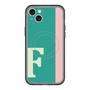 スリムプロテクションプレミアムケース with MagSafe［ オリジナル - initial color line - F green ］