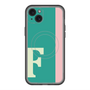 スリムプロテクションプレミアムケース with MagSafe［ オリジナル - initial color line - F green ］