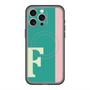 スリムプロテクションプレミアムケース with MagSafe［ オリジナル - initial color line - F green ］