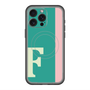 スリムプロテクションプレミアムケース with MagSafe［ オリジナル - initial color line - F green ］