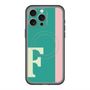 スリムプロテクションプレミアムケース with MagSafe［ オリジナル - initial color line - F green ］